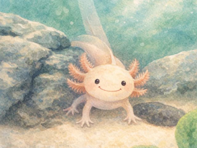 Axolotl · Watercolor