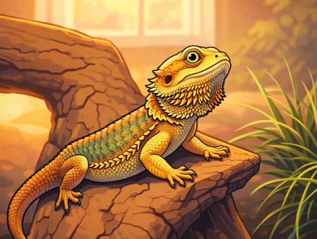 Bearded Dragon · 2D Illustration