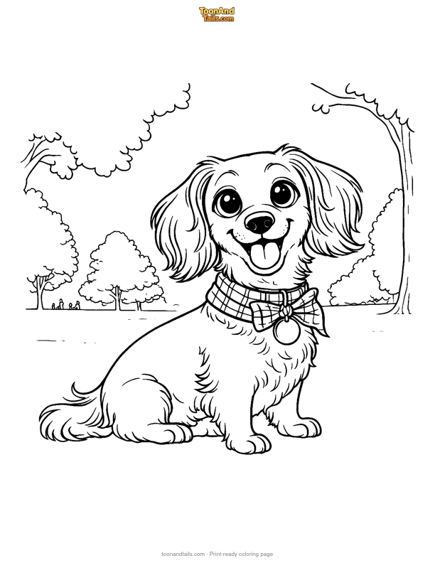 Black-and-white coloring page version