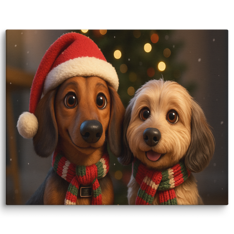 Custom Pet Canvas Print mockup