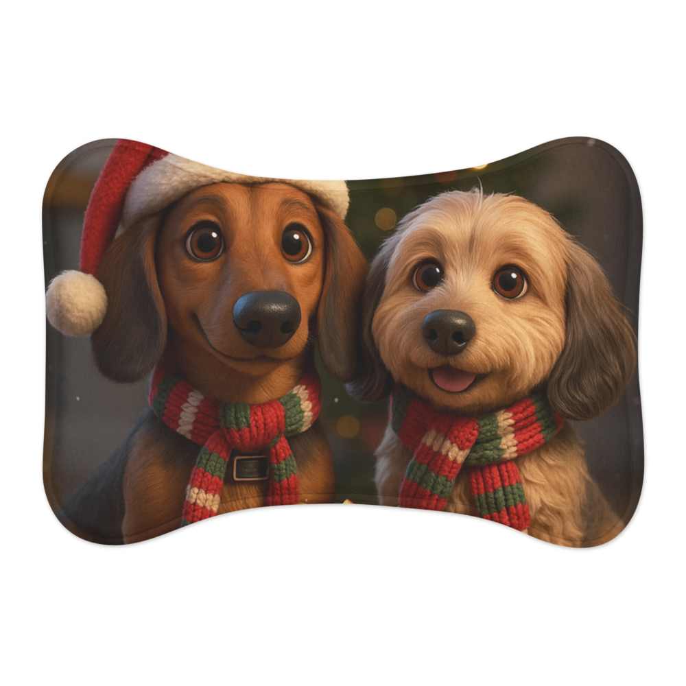 Custom Pet Feeding Mat mockup